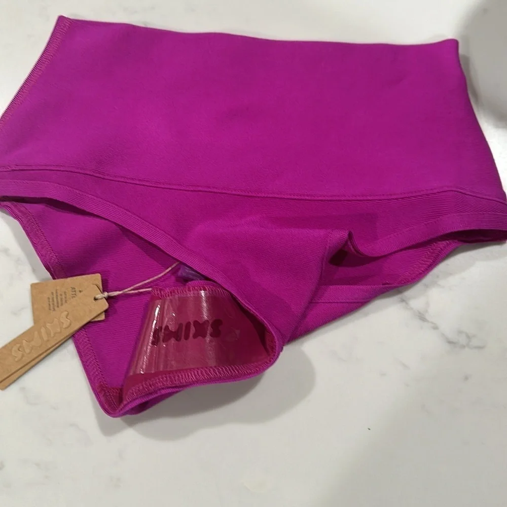 Skims Knit Beachwear High Waisted Bottom - Lollipop Size XS